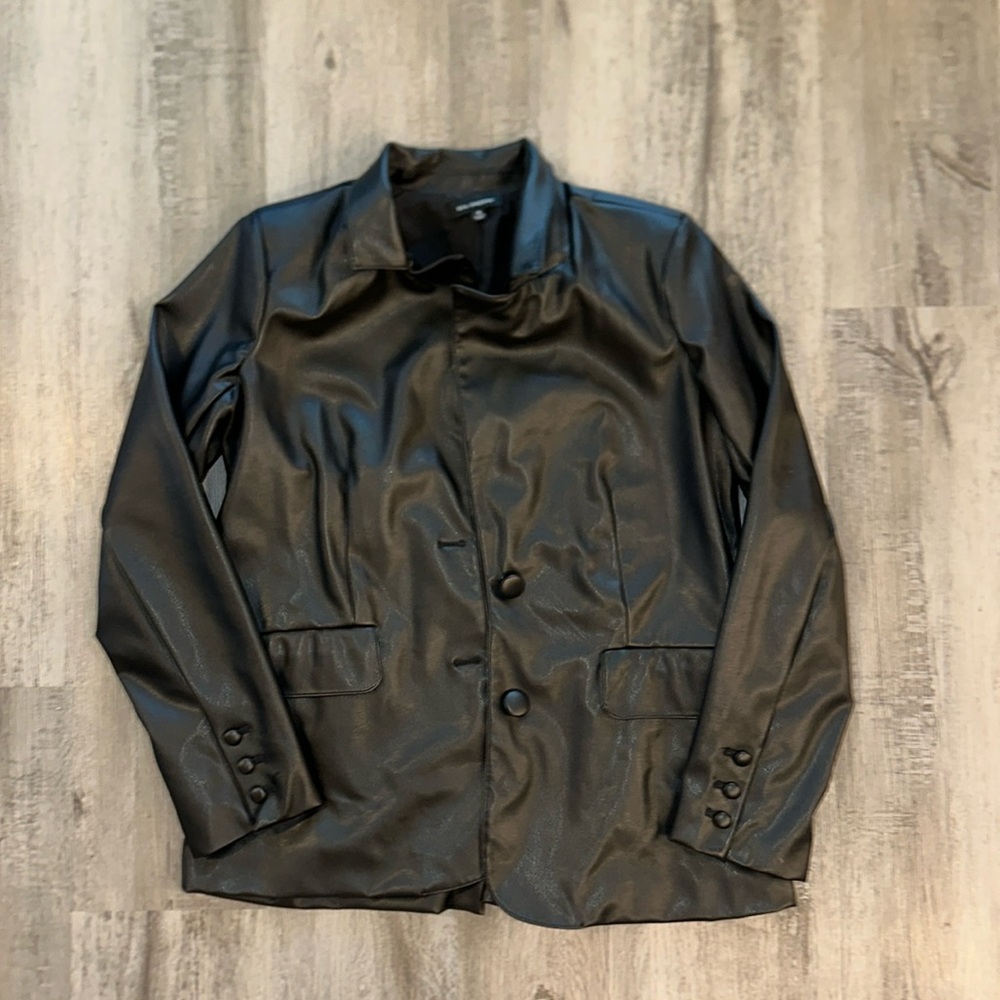 Leather Blazer